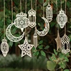 2D Flat Golden Ramadan Wall Pendant Eid Hanging Acrylic home Decor Eid Al Fitr Muslim Islamic Party Supplies Eid Al Adha Gift 1