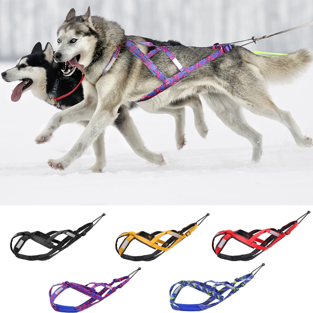 Adjustable Harness Large Dogs Dog Weight Pulling Harnesses Dog