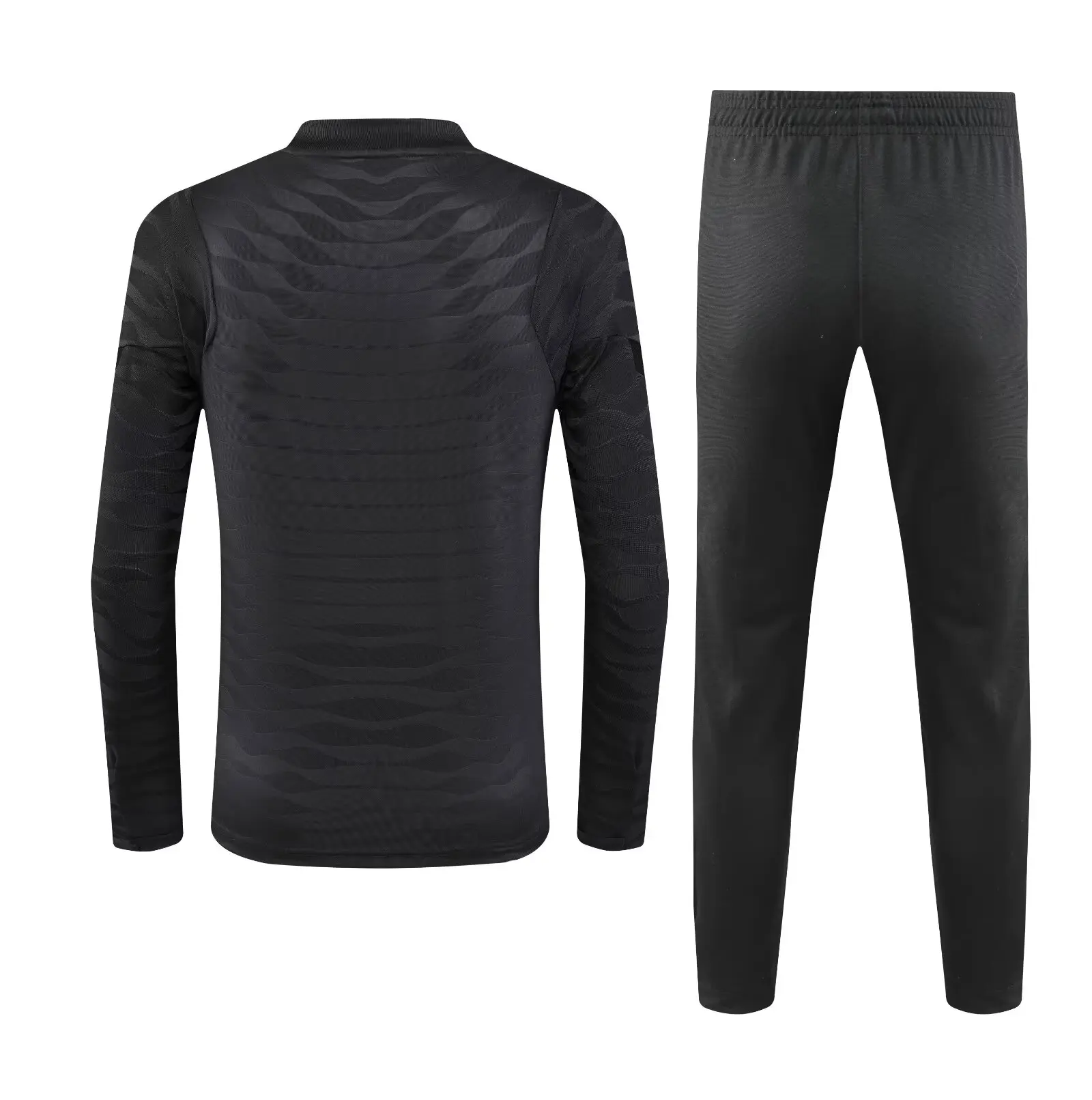 Kids sports suit children's clothing boy girl Parisians Fans Sportswear Half Zipper Jacket Training wear games Football Tracksuit Kids Kit