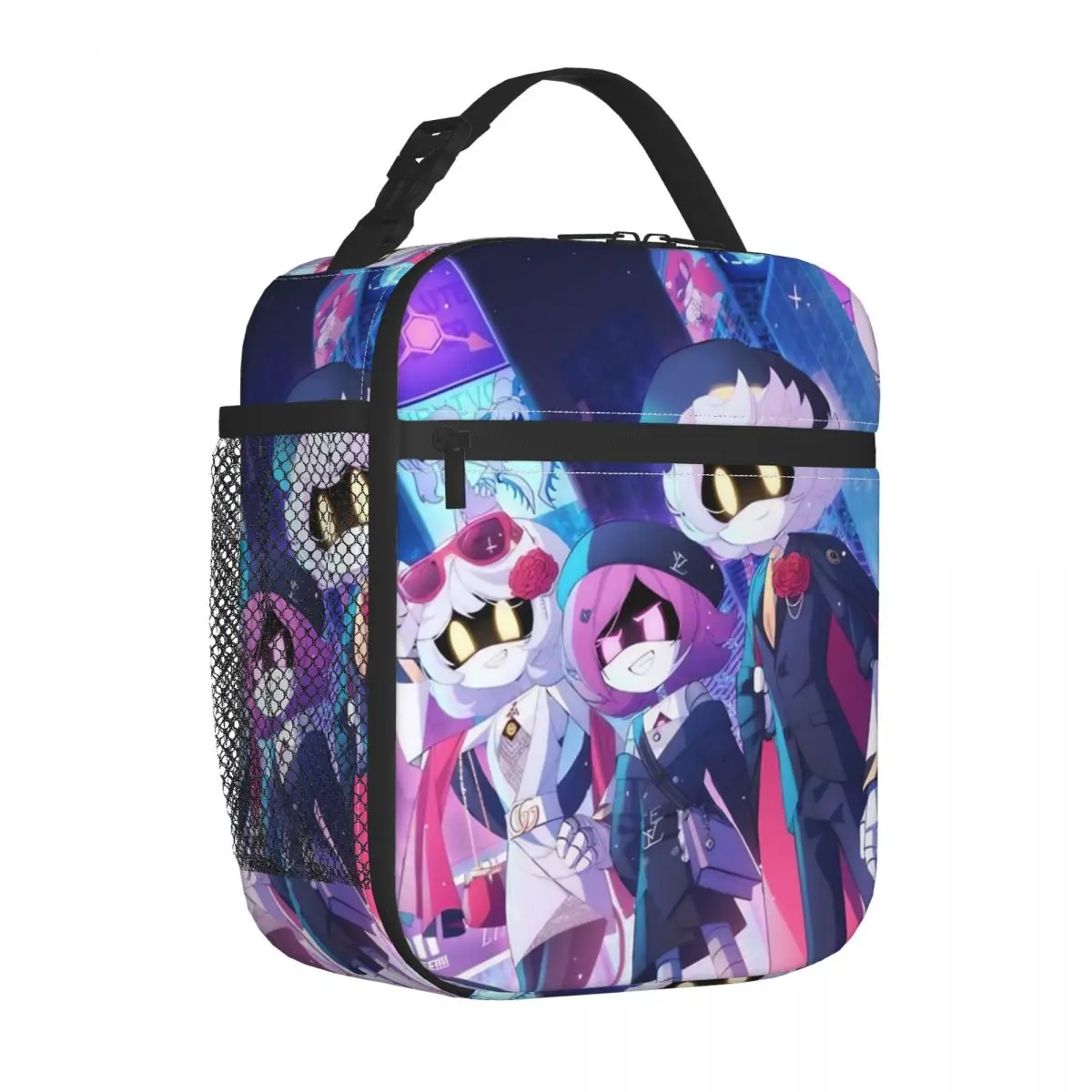 Murder Drones Anime Insulated Lunch Bags Large Reusable Cooler Bag Tote Lunch Box Work Picnic Girl Boy