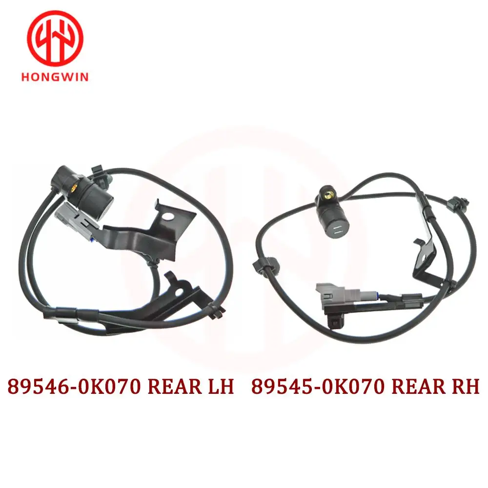 

Brand New ABS Wheel Sensor Rear Left 89546-0K070 & Right 89545-0K070 For Toyota Hilux 2004-2014 2.7L OEM: 895460K070 895450K070