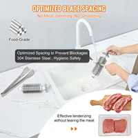 SucceBuy 17 pouces 54 lames attendrisseur de viande Commercial 450W attendrisseur de viande électrique Machine pour porc poulet poisson 3