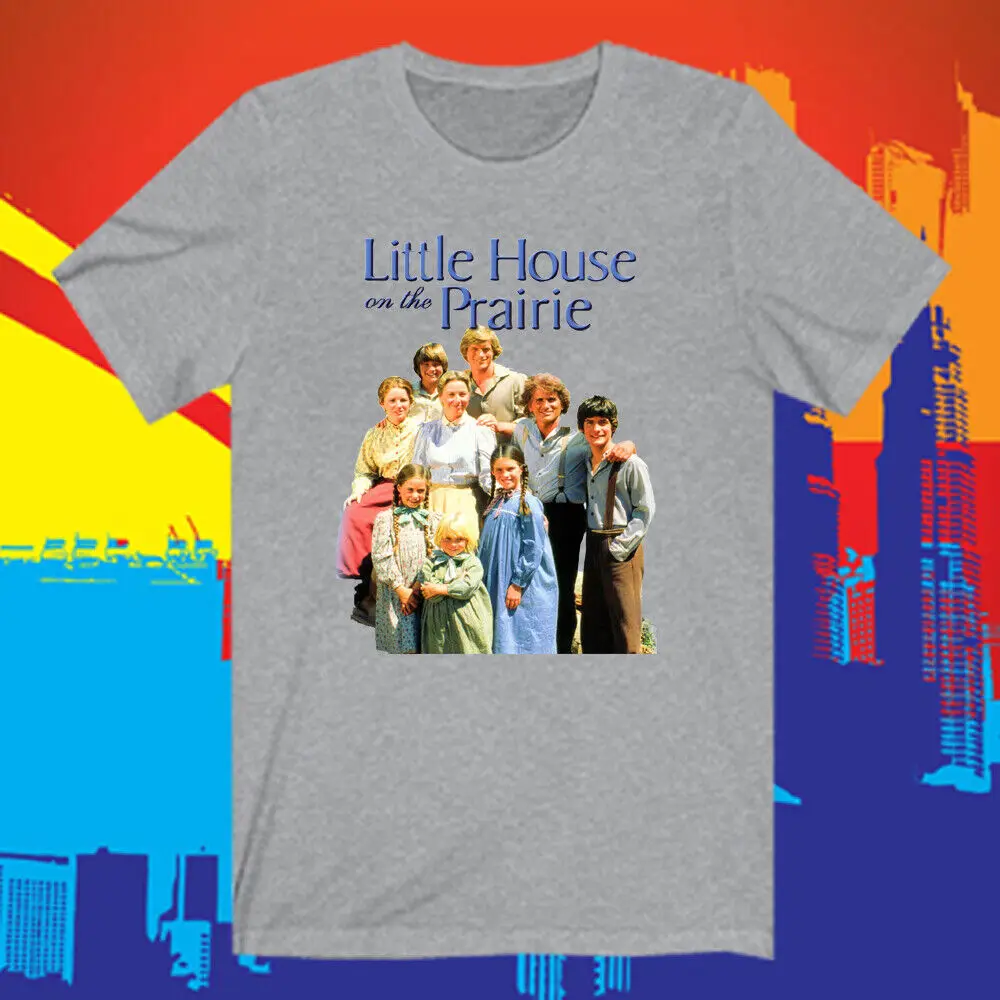 T-Shirt Grigia Da Uomo Little House On The Prairie Taglia S A 5Xl