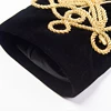 Mens Stylish Court Prince Black Velvet Gold Embroidery Blazer Suit Jacket Wedding Party Prom Suit Blazers Stage Singer Costumes 5