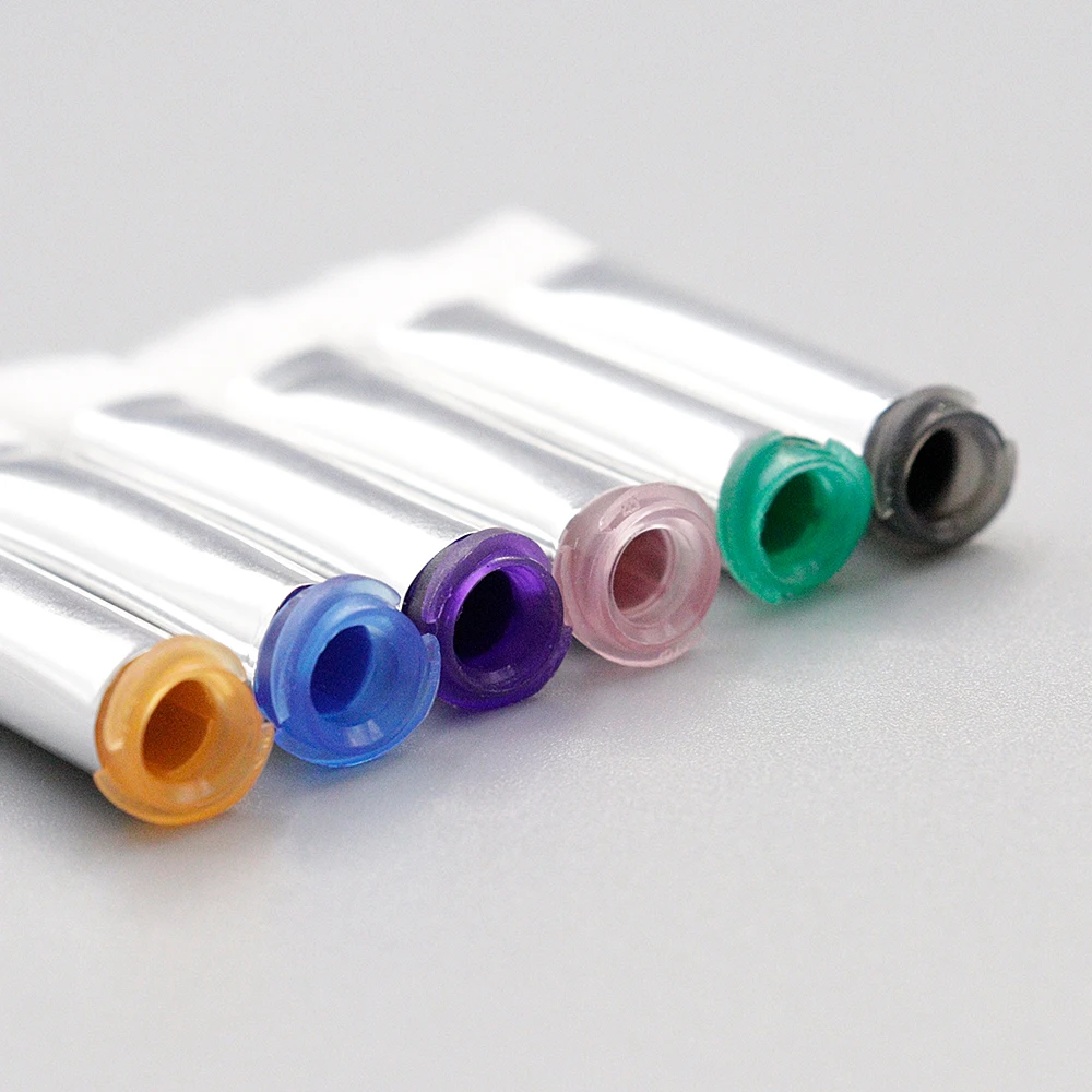 5Pcs 7-8mm 플랫 입 소프트 브러시 바늘 디스펜스 주입 바늘 정밀 디스펜스 기계 접착제 코팅 바늘