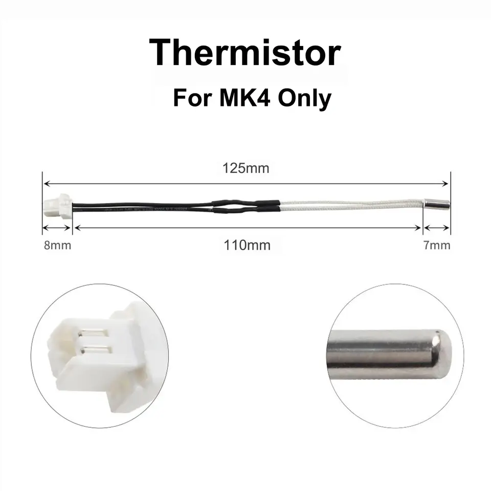 For Prusa MK4 Hotend with Heater Cartridge Heating Block Hardened Steel Nozzle for Prusa M4/ XL Hotend Extruder Parts image 3