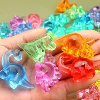10PCS Acrylic Gems Small Dinosaur Figures Bulk Pirate Treasure Archaeological Excavation Toys Party Favors For Kids Goodie Bags 1