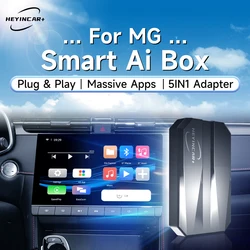 2024 HEYINCAR Smart AI Box Android Auto Wireless CarPlay For MG ZS EV MULAN MG4 MG5 EHS MARVEL R MAXUS android box car play
