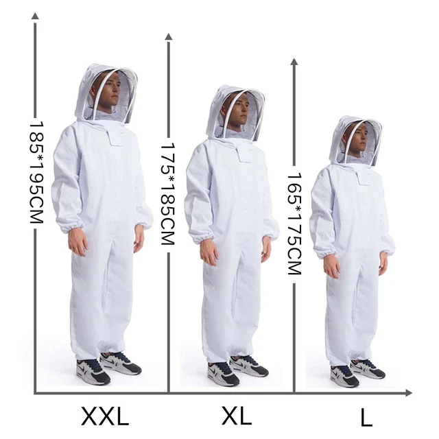 Abbigliamento per apicoltura per tutto il corpo apicoltore professionale  protezione per vestiti tuta per apicoltura velo di sicurezza Unisex  protettivo per bambini - AliExpress