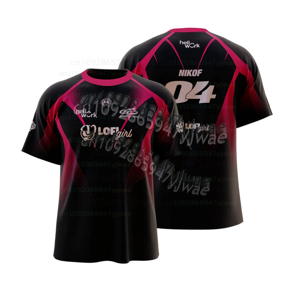 Sommer 3D-Druck GP3 EXPLORER Fans Team Uniformen Herren Damen Atmungsaktive Sommer-Renn-T-Shirts mit Rundhalsausschnitt und kurzen Ärmeln – Detail 15