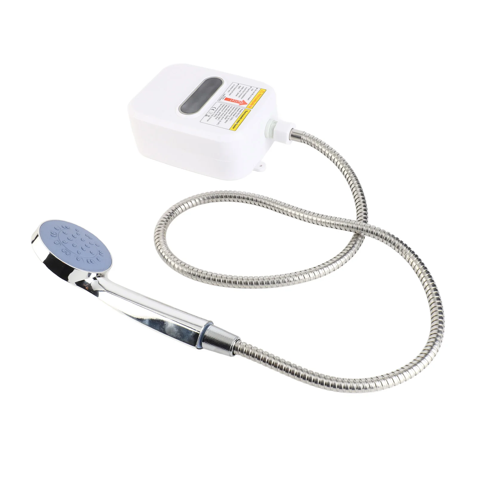 เครื่องทําน้ําอุ่นไฟฟ้าทันทีขนาดเล็กจอแสดงผลอุณหภูมิ LCD IPX4 เครื่องทําความร้อนอย่างรวดเร็วชุดอุปกรณ์ทําน้ําร้อน 1