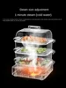 Steamer  Household Steam Pot Small Multi-Functional Large Capacity Three Layers and Multiple Layers  Box Electric Steamer Cooker 4