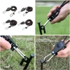 Outdoor Camping Tent Tie Down Rope Heavy Duty Tightener Fastening Wind Rope Buckle Pulley Ratchet Awning Rope Hook Adjustable 3