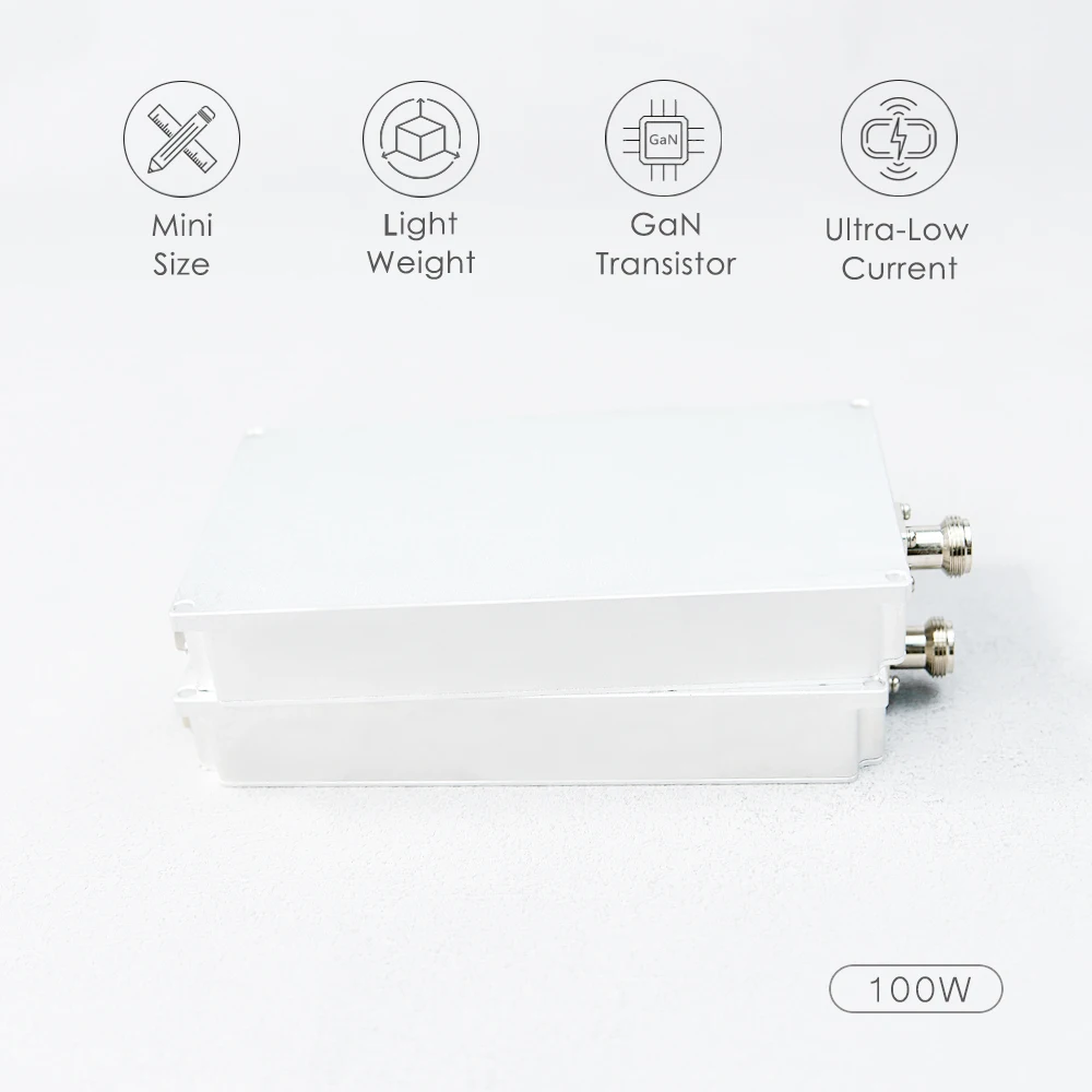 100W 1170-1280MHz 1340-1450MHz 1550-1620MHz 2400-2500MHz 5150-5350MHz 5725-5850MHz GPS WIFI Signal Power Amplifier Module