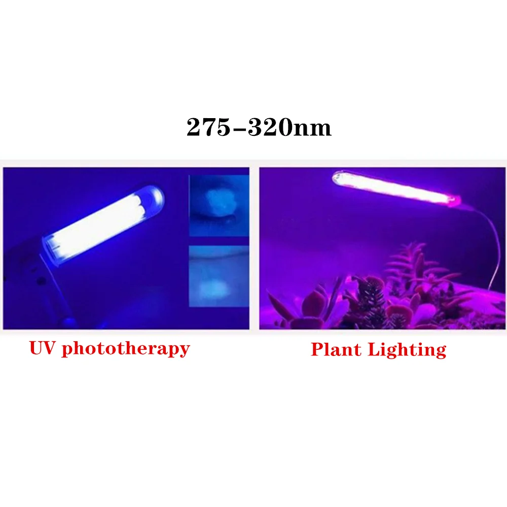 UV 10W 6-8V LED 6565 SMD Quartz Ceramic Lamp Beads COB 4