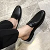 Luxury Designer Mens Half Drag Shoes For Men Casual Leather Fashion Half Shoes Mules Man Slides Loafers Slippers Male Summer 5