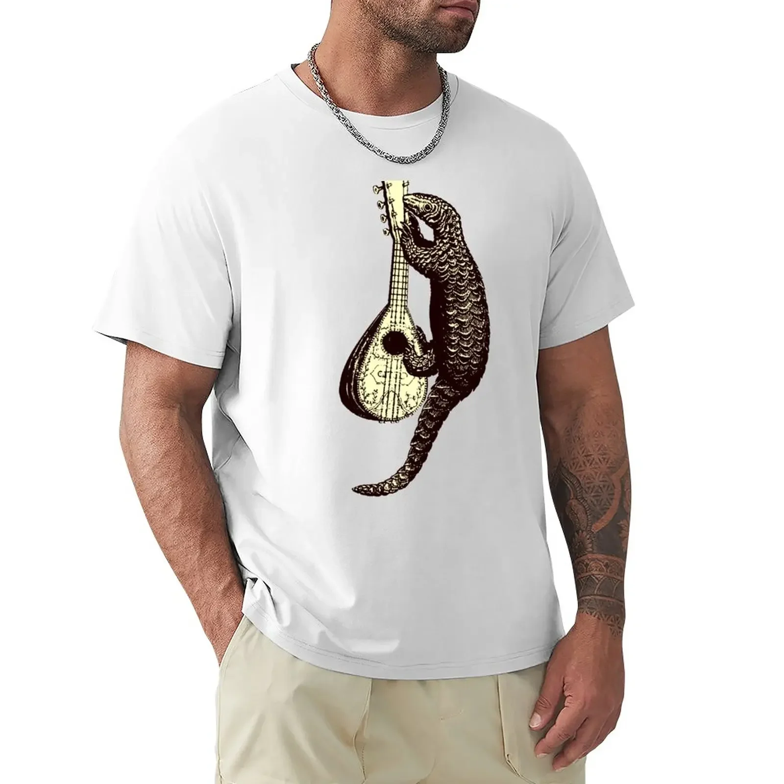 

mandolin pangolin T-Shirt new edition quick drying mens graphic t-shirts big and tall