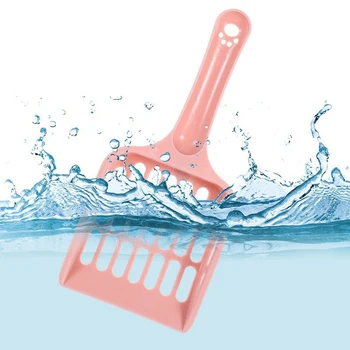New pet litter shovel Candy color high appearance horizontal handle cat toilet shovel poop pickup Cat cleaning supplies