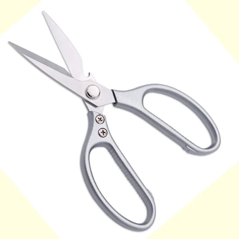 4pcs-lot-stainless-steel-big-scissors-home-multifunction-kitchen-knife-meat-cutter-opener-business-office-supply-cutting-tool