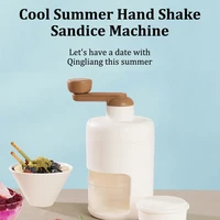 Machine à raser la glace manuelle pour la maison, bricolage, fabricant de cônes de neige fondante, manivelle Portable, lame en acier inoxydable, cuisine 4