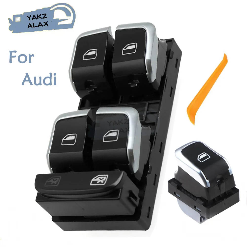 Elektrische Master Power Fenster Control Schalter Heber Taste für Audi A4 Q5 B8 8KD959851 8KD959851A 8KD959855 Auto Zubehör