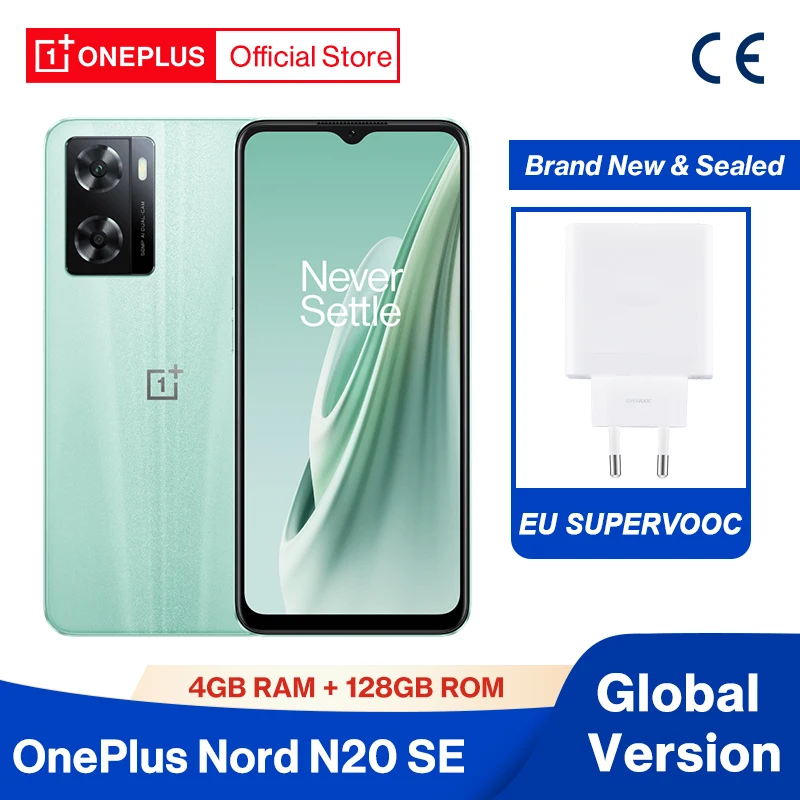 Oneplus Nord N20 Se N 20 Versione Globale 4Gb 33W Supervooc 5000Mah Grande Batteria Cellulare 50Mp Fotocamera Cellulare