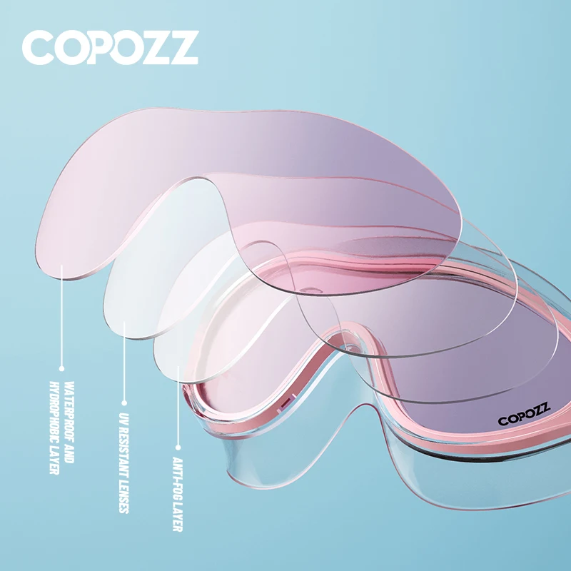 Big Frame Professional Swimming Waterproof Food Grade Silicone Glasses Swim Eyewear Anti-Fog UV Adult Men Women Diving Goggles 4