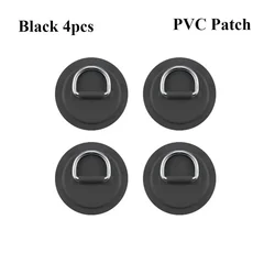 Surfboard Dinghy PVC Patch with Stainless Steel D-Ring and Bungee Rope Kit (2-4pcs)