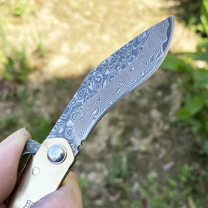 2025 Higonokami Japanese VG10 Damascus Pocket Folding Knife 3