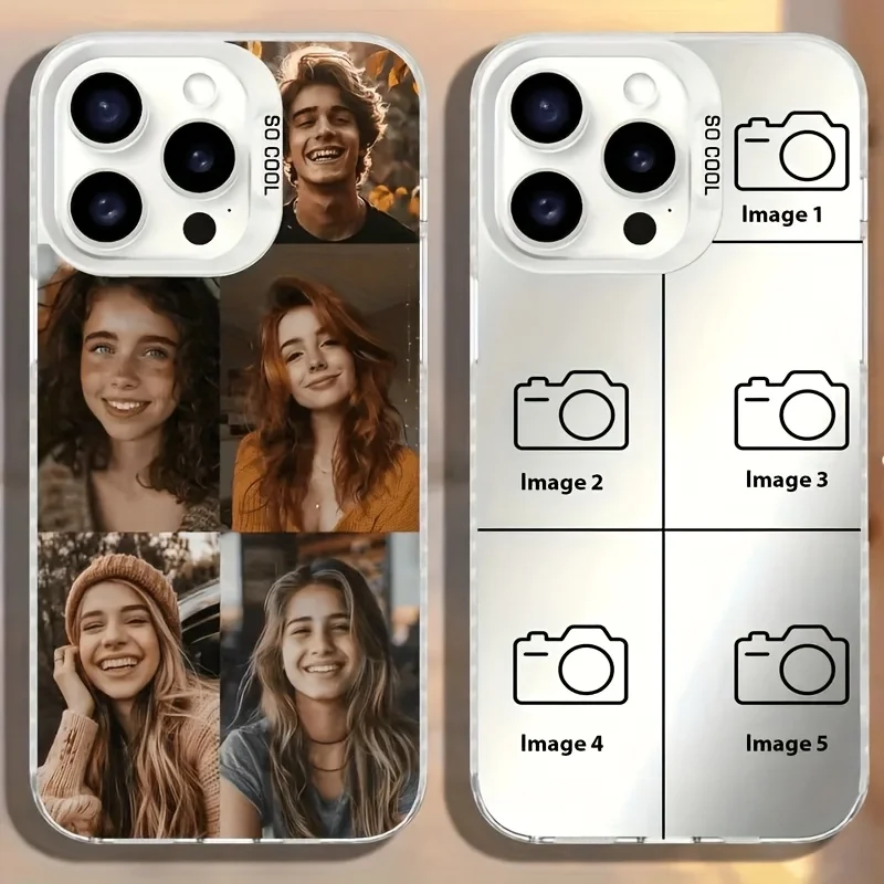 Personalization Custom Multi Photo IMD Phone Case For iPhone 16 15 14 13 12 11 Pro Xs Max X XR Mini 16e 7 8 Plus SE 2020 2022 4