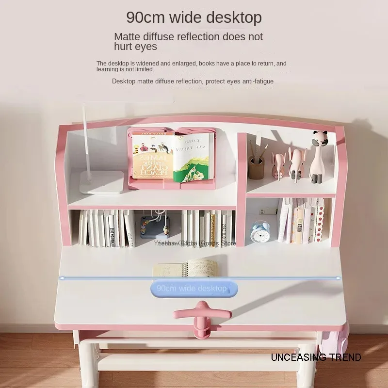 Study Table Home Bedroom Boys And Girls Writing Table Book Chair Set Primary School Children's Desk Lifting Desk New