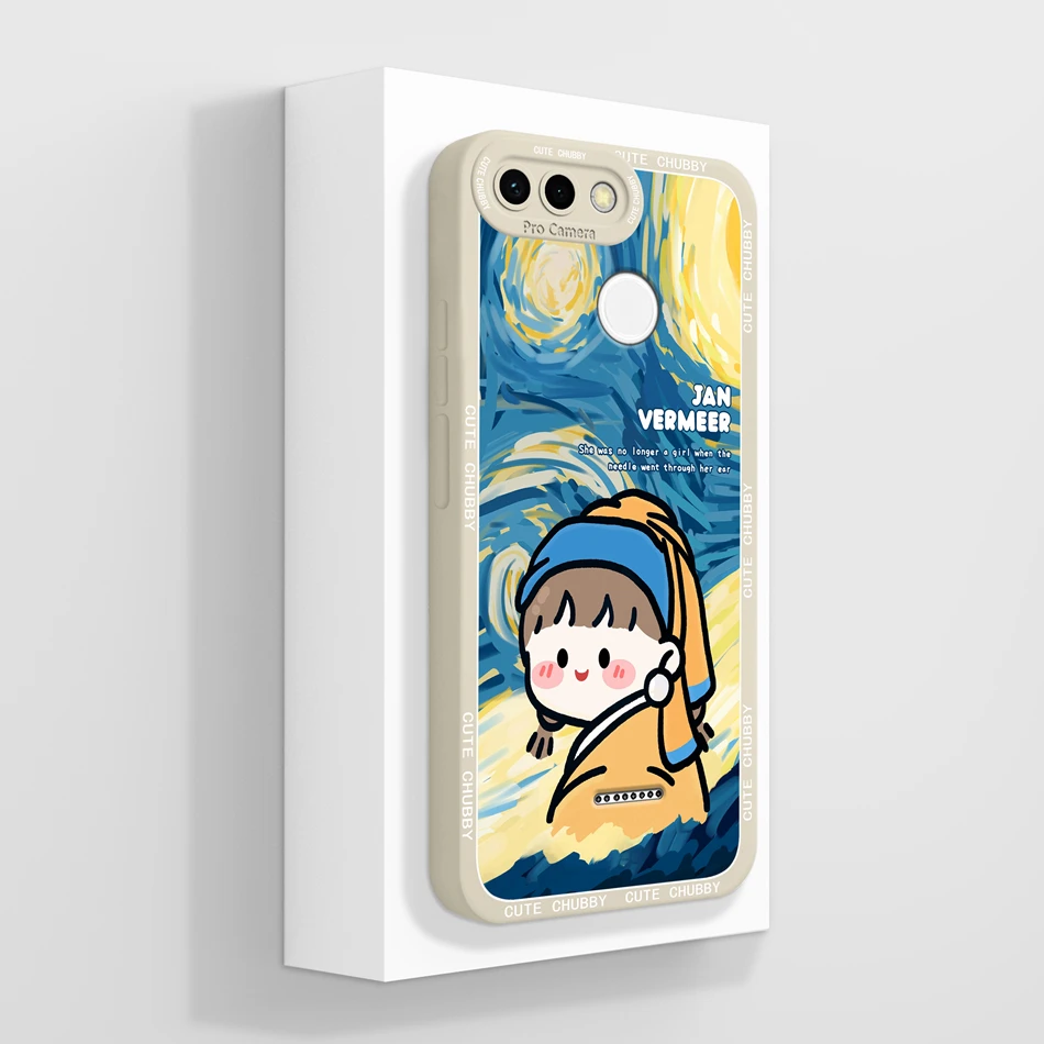 Fun Cartoon Liquid Silicone Phone Case - Full Protection Bumper Cover