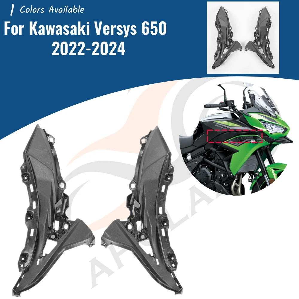 

Versys650 Gas Tank Side Cover Panel Fairing For Kawasaki Versys 650 2022 2023 2024 Motorcycle Head Side Inner Accessories