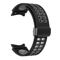 Premium 20mm No Gaps Watch Band Bracelet Strap - 4 classic 42mm 46mm (Black gray)