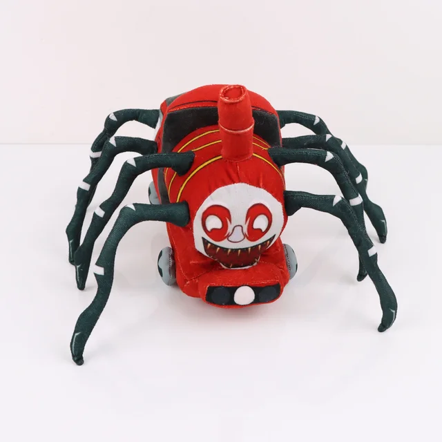 Jogo de terror choo-choo charles brinquedo de pelúcia macio aranha recheado  boneca horrível charles trem dos desenhos animados aranha plushies  presentes para crianças - AliExpress