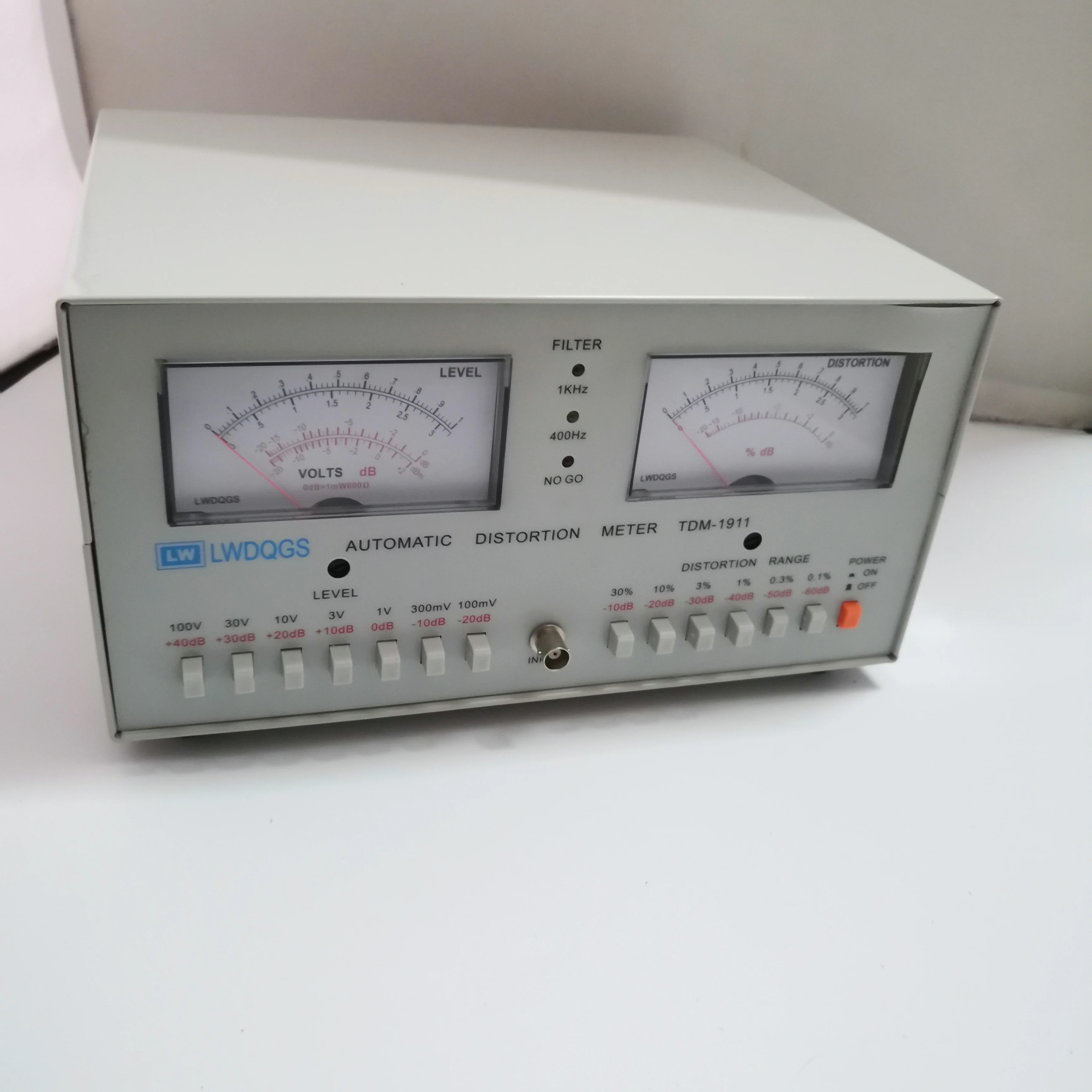TDM-1911 Automatic Audio Distortion Meter | 0.01%-30% THD Analyzer | High-Precision Signal Tester for Speaker & Headphone detail image 2
