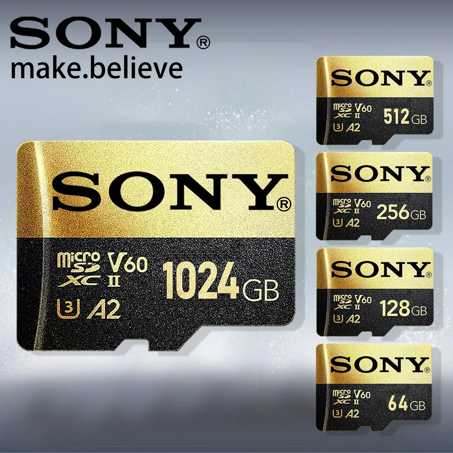 

SONY Micro SD Card High Speed SD Memory Card 128GB 256GB 512MB 64GB MicroSD C10 TF Flash Card for Xiaomi Phone Camera table PC