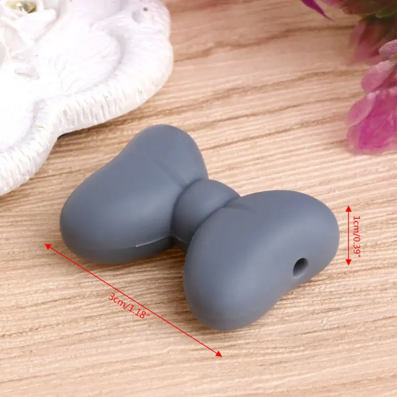 

5x Sensory Chew Beads 3x2cm Baby Silicone Teether Autism Sensory Chewy 5 Colors Extremely Durable Safe to Use