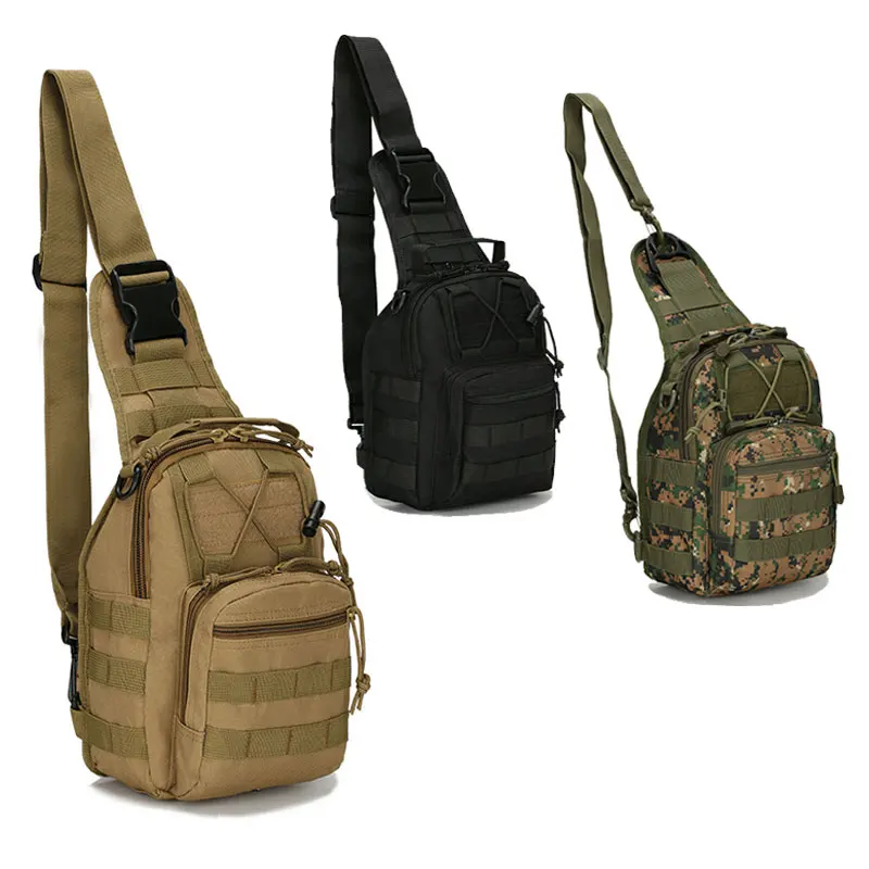 Bandolera Táctica Molle Para Hombre - Impermeable, Ajustable, Ideal Para Senderismo, Viajes O Trabajo