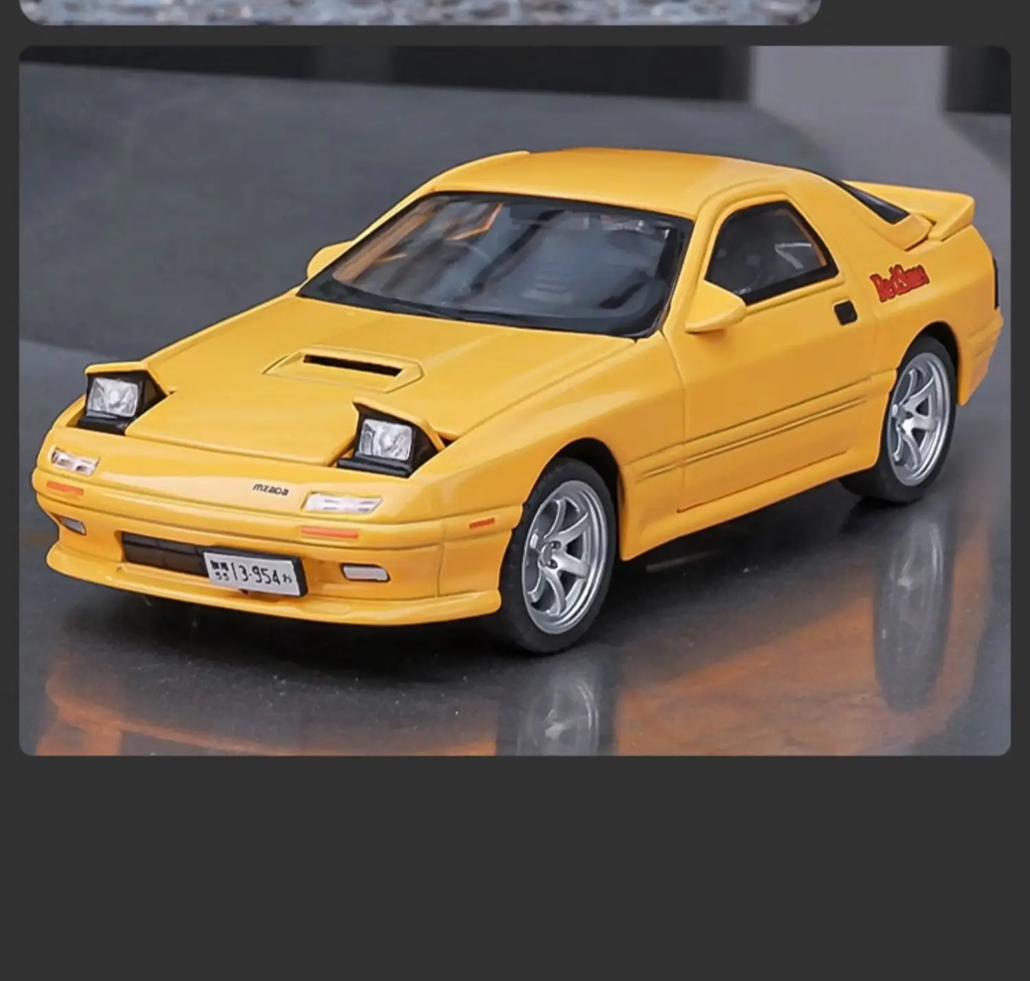 1:32 Mazda RX7 FC INITIAL D Mazda MX5 Alloy Model Car Toy Diecast