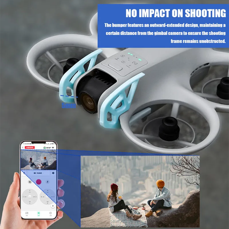 Barre de protection anti-collision pour DJI NEO - Orange