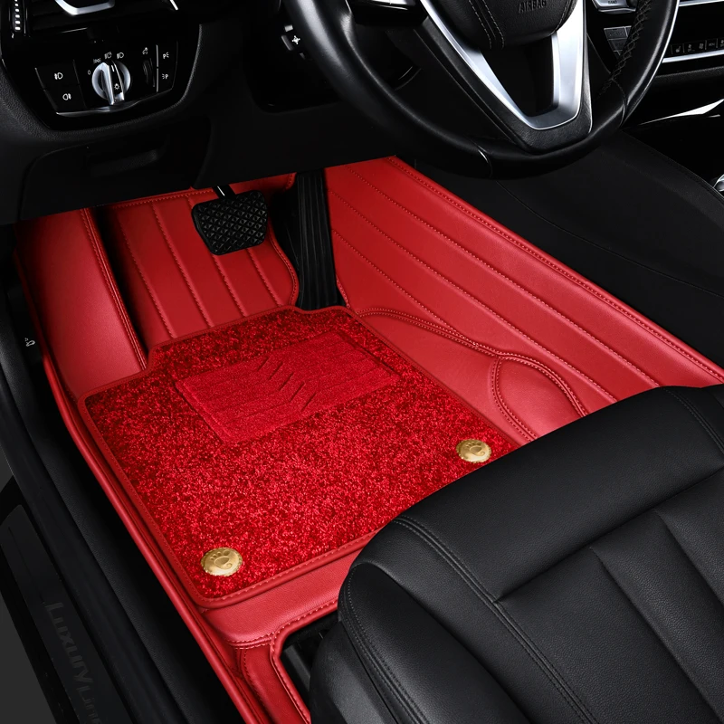 Custom Fit Car Floor Mat High Quality Genuine Leather for 98 Over 3000