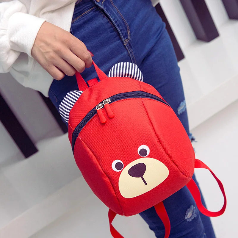 

Cartoon Teddy Bear Boys Girls Backpack Kindergarten Primary Secondary School Backpack Portable Anti Loss Large Capacity Backpack