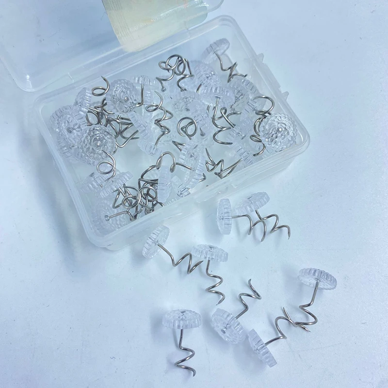 Bed Sheet Clip Fixer Transparent Twist Nail Home Slip-Resistant Blankets Cover Grippers Fixing Sofa Cushion Fixing Tools