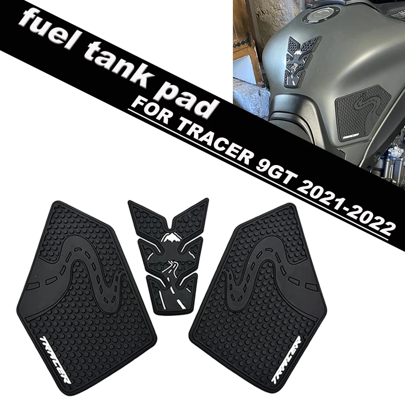 Motorcycle Side Fuel Tank Pad Non-slip Rubber Waterproof Stickers For YAMAHA tracer 9 TRACER9 TRACER 9 GT