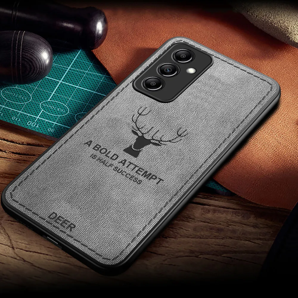 Business Man Doek Case Herten Telefoon Cover Voor Samsung Galaxy A14 A34 A54 5G A04 A04S A13 4G 5G S23 S23 + 5G S23 Ultra Plus_voghion.com