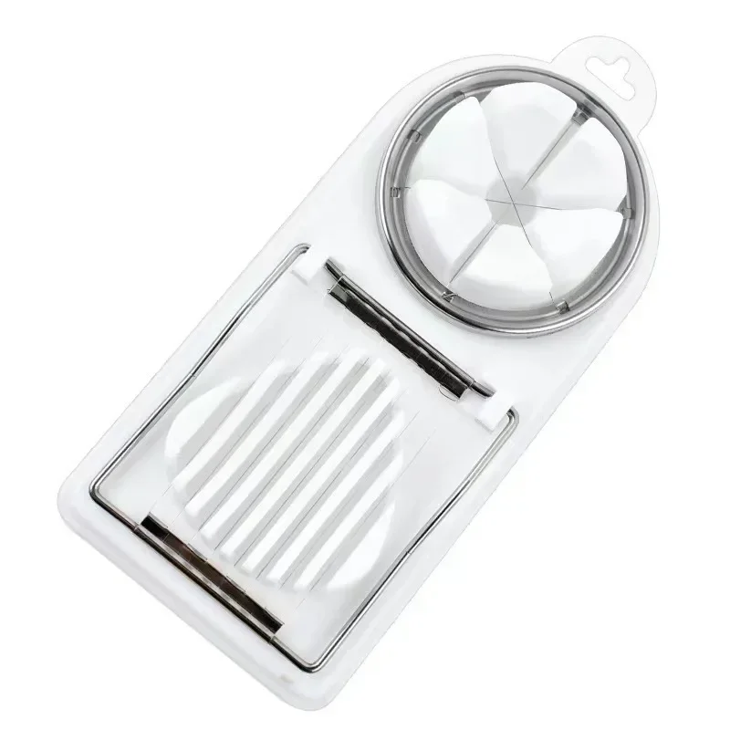 Multifunctional Egg Cutter Stainless Steel Egg Slicer Sectioner Cutter Mold Flower-Shape Luncheon Meat  Kitchen Tools Cooking