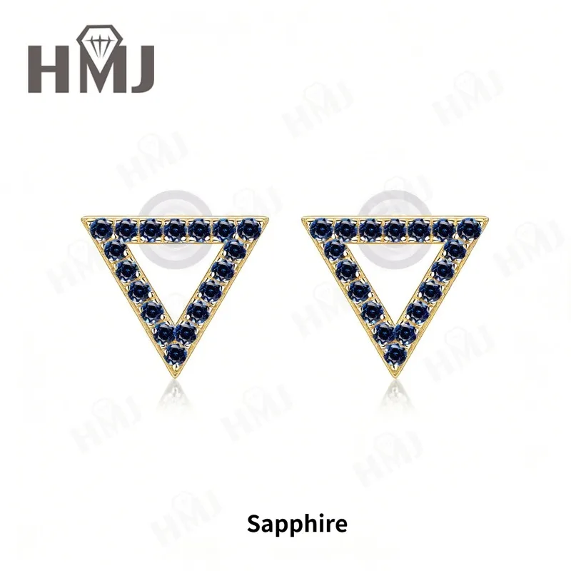 Laborgezüchtete, farbenfrohe Steine und Moissanit, 925er-Sterlingsilber, geometrische Ohrringe für Damen, exquisites, hochwertiges Schmuckaccessoire, Geschenk. – Detail 12