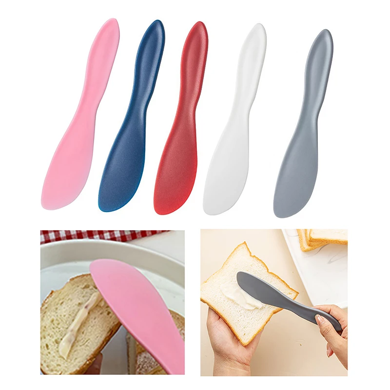 1Pc Kitchen Plastic Spatula Cooking Dough Scraper Cream Butter Smoother Heat-Resistant Utensils Baking Cake Tools