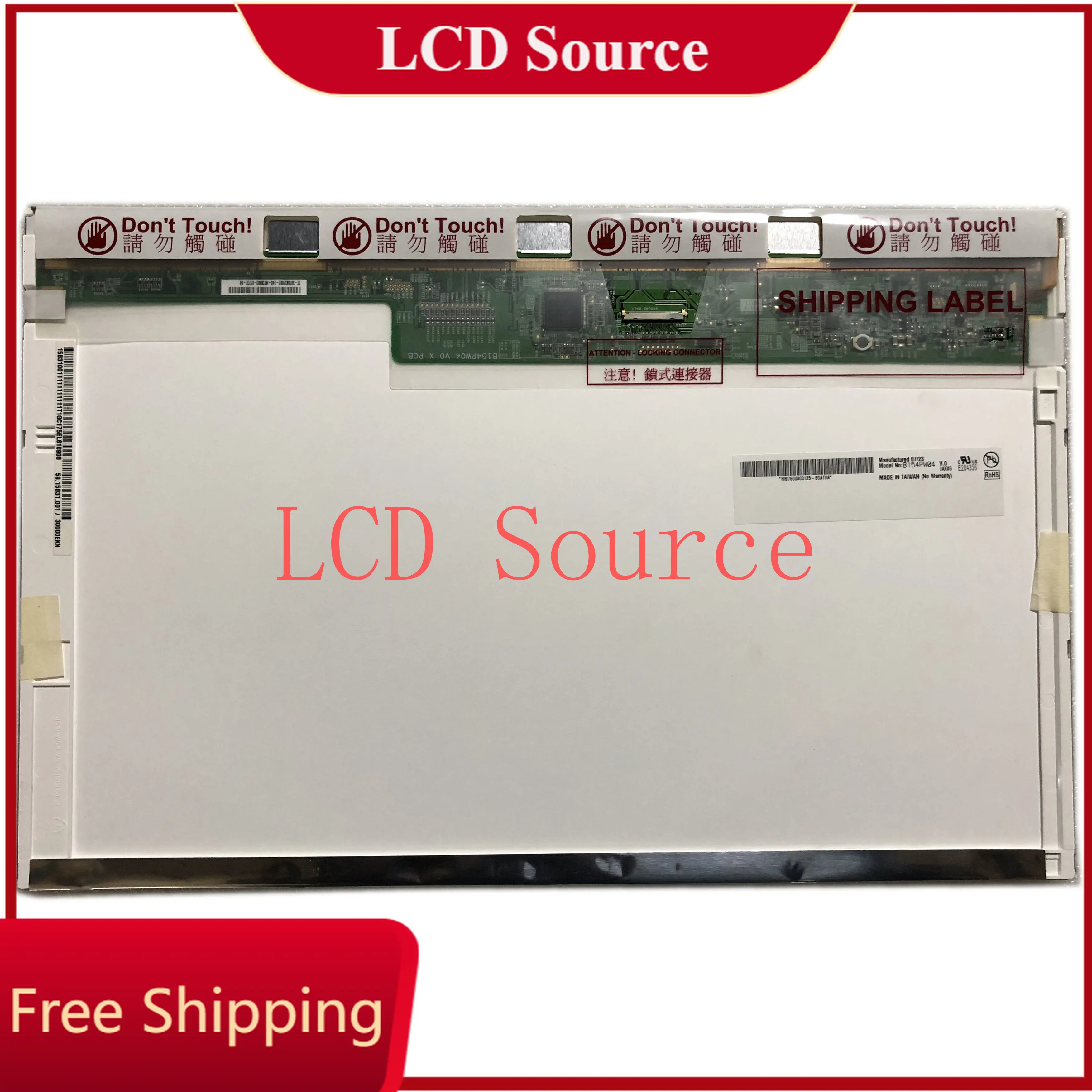 B154Pw04 V.0 Fit Ltn154Bt03 Lp154Wp2 Tla3 Ltn154Bt02 Matrice Di Visualizzazione Da 15.4 "Per Macbook Pro A1260/A1226 Schermo Lcd Per Laptop